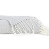 Soft Herringbone Throw Blanket With Fringe 50" X 60" - Becky Cameron - 3 of 4