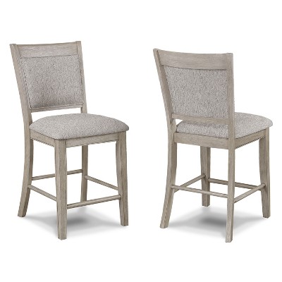 NicBex Set of 2 Bar Stools for Kitchen Island,Farmhouse Counter Bar Stools with Tapered Legs,Bar Chairs for Dining Rooms,Kitchens Islands