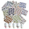 Wrapables 44 Sheets Flowers French Tip Nail Water Slide Nail Art Nail Decals Water Transfer Nail Decals - 2 of 4
