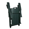 GlasFlength Patio Accent Chairs HDPE Outdoor Folding Chair, All-Weather Lounge Patio Chair for Garden, Pool Side, Backyard, Gray 29.5"*34.25"*34.5" - 4 of 4
