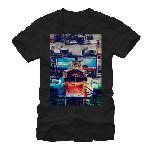 Men's Lost Gods Race Cat Driver T-Shirt - image 1 of 4