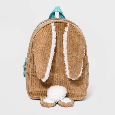 Toddler Girls' Rabbit Corduroy Backpack - Cat & Jack™ Brown