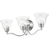 Livex Lighting Moreland 3 - Light Vanity in  Polished Chrome - 3 of 4