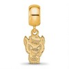 Black Bow Jewelry 14k Yellow Gold Plated Sterling Silver North Carolina State Wolfpack NCAA Bead Charm - 3 of 4