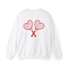 Love All Tennis Back Logo Heavy Crewneck Sweatshirt Light Blue M - 2 of 4