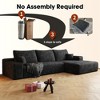 Dewdrop Cloud Sectional Couch Sofa ,Modern Modular Sofa with Deep Seat, Upholstered Couches for Living Room Bedroom,No Assembly Required - 4 of 4