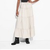 Women's Tiered Linen Maxi Skirt - Wild Fable™ - 2 of 3