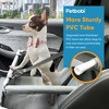 Petbobi Dog Car Booster Seat for Cat Holiday Gift Pet Bag Portable and Breathable with Seat Belt with Clip on Leash and Storage Pocket, Pink - 4 of 4