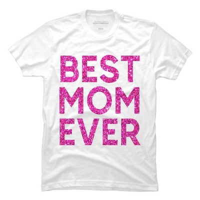 Men's Design By Humans Best Mom Ever Confetti Text By MeowShop T-Shirt