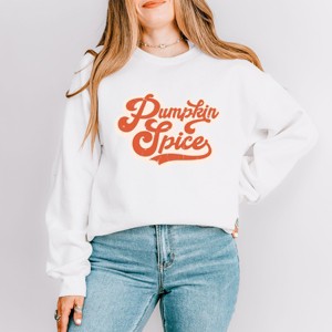 Simply Sage Market Retro Pumpkin Spice Words Sweatshirt - 1 of 4