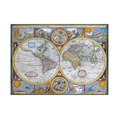 Eurographics Antique World Map Jigsaw Puzzle - 1000pc : Target