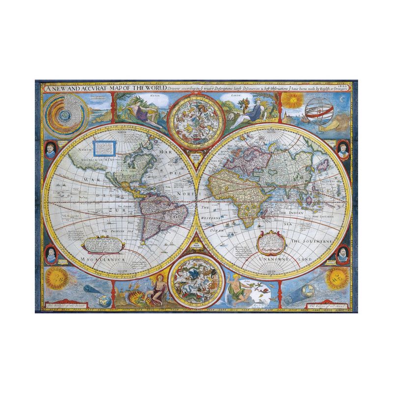 EuroGraphics Antique World Map Jigsaw Puzzle - 1000pc, 1 of 8
