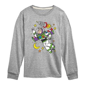 Boys' - Disney - Spaced Out Long Sleeve Graphic T-Shirt - 1 of 4