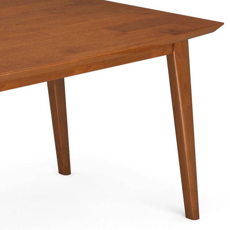 Tierney Mid-Century Rectangle Dining Table Teak Brown - WyndenHall, 5 of 10