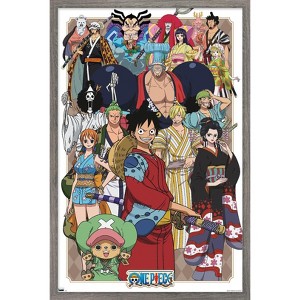 Trends International One Piece - Alliance Framed Wall Poster Prints Barnwood Framed Version 14.725" x 22.375" - 1 of 4