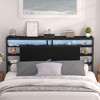 Besiost Upholstered Headboard with Storage Bags - 2 of 4