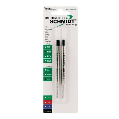 Schmidt Ink Schmidt P900 Ballpoint TC Ball Parker Style Refill fits Parker ballpoint pens Fine Blue