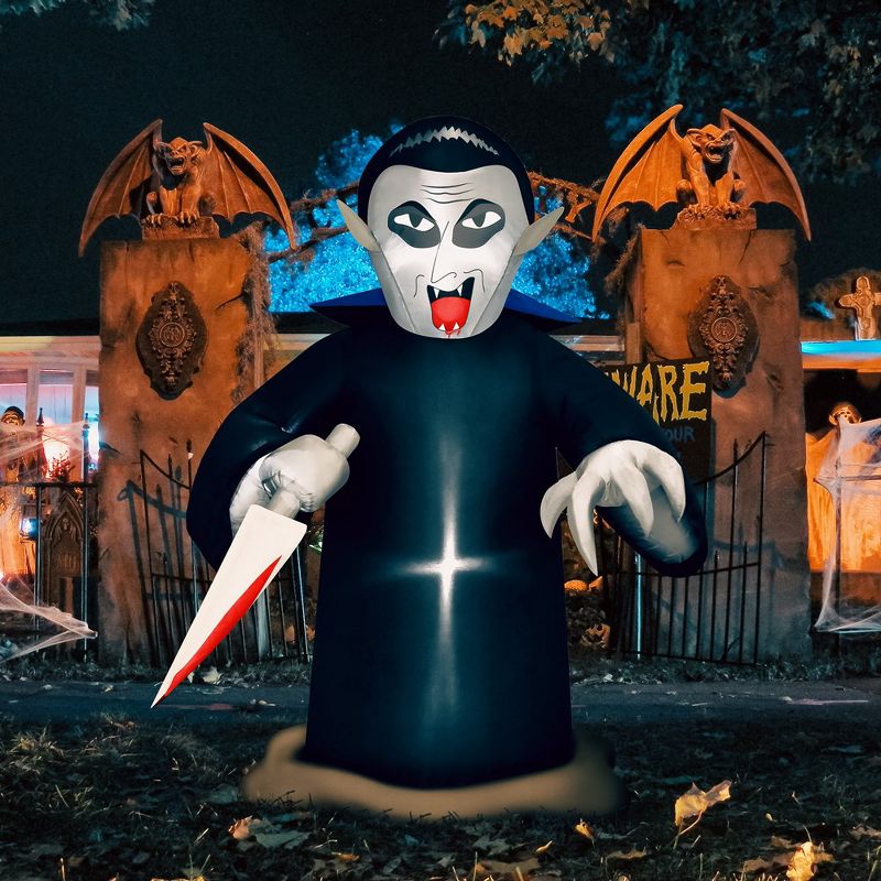 Presence 5FT Halloween Inflatable Decor - Murderous Vampire, 4 of 7