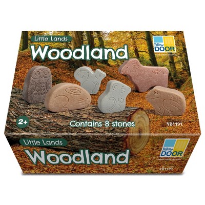 Woodland Animal Figurines Set in Natural Resin Mix