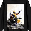 Marvel Comics Presents Wolverine & Deadpool Cover Art Crew Neck Long Sleeve Black Adult Sweatshirt - 2 of 3