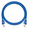 Monoprice Cat6A Ethernet Patch Cable - 5 Feet - Blue | Snagless RJ45, Stranded, 550Mhz, STP, Pure Bare Copper Wire, 10G,26AWG - image 4 of 4