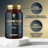 Magnesium Pills Extra Strength Chelated for Ultra Absorption Magnesium Glycinate - 120 Count By Nature's Peak - 2 of 4