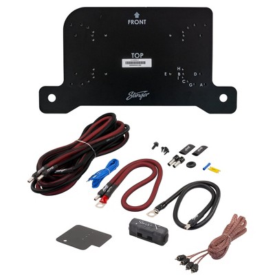 Stinger Under Seat Amplifier Bracket & Wiring Kit for Wrangler JL & Gladiator JT
