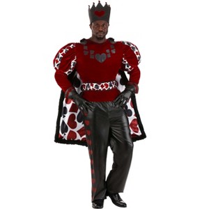 HalloweenCostumes.com Adult Dark King of Hearts Costume | Storybook Costumes - 1 of 4