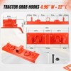 Tractor Bucket Hooks Bolt on Hooks 2” Receiver, Forged D Rings, Tow Hook Bolts for Universal Tractor Buckets with 1025R 2320 2520 2720 2025R 2032R - 2 of 4