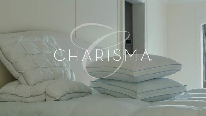 Standard Luxe Down Alternative Chamber Bed Pillow - Charisma, 5 of 8, play video