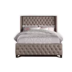 King Memphis Bed Set Pewter - Hillsdale Furniture