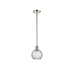 Athens Water Glass - 1 Light Mini Pendant In Industrial Style-8 Inches Tall and 6 Inches Wide - 1 of 1