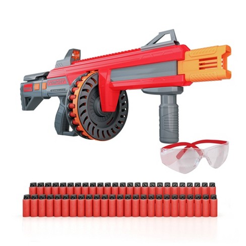 NERF Ultra Select Fully Motorized Blaster, Fire for Distance or Accuracy,  Includes Clips and Darts, Outdoor Games and Toys, Automatic Electric Full