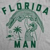 Mens Funny T Shirts Florida Man Sarcastic Alligator Graphic Novelty Tee for Men - Crazy Dog Men's T Shirt for Animal Lovers - 2 of 4