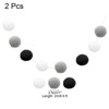 Unique Bargains Colorful Felt Ball Flexible Wear-resistant Pom Pom Garland 2 Pcs - 2 of 4