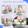 Whisen 36.2” Mini Toddler Trampoline with 6 Legs and Foam-covered Handle for Kids, Unique Print Design - 2 of 4