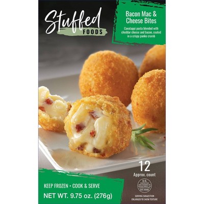 Stuffed Foods Frozen Bacon Cheddar Mac & Cheese Bites - 9.75oz