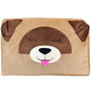Pet Bed In A Box Slipcover: Logan The Tan Dog, Medium, 30x20" Character Bed Case - 1 of 4