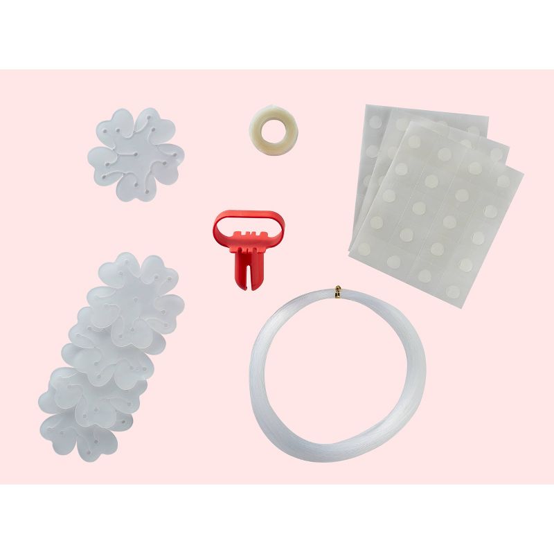 68ct Balloon Garland Accessory Kit Clear, 3 of 4