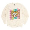 Simply Sage Market Teacher Pencil Heart Garment Dyed Long Sleeve - 2 of 4