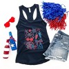 Simply Sage Market Patriotic Disco Collage Racerback Tank - 2 of 3