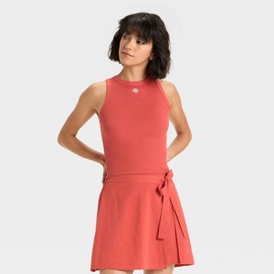 Women's Slim Fit Knit Tank Top - A New Day™ - 1 of 4