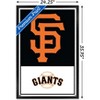 Trends International MLB San Francisco Giants - Logo 22 Framed Wall Poster Prints - 3 of 4
