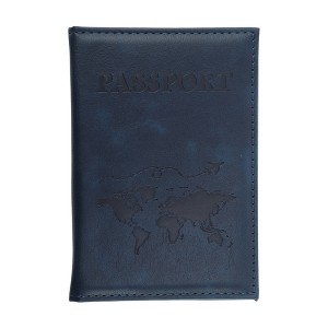 Unique Bargains Textured Letter Passport Holder 1 Pc - 1 of 4