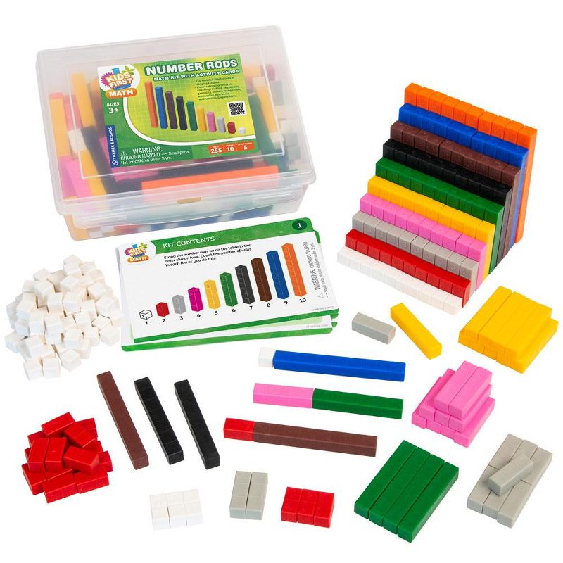 Thames & Kosmos Kids First Math: Number Rods Math Kit with Activity Cards, 2 of 7
