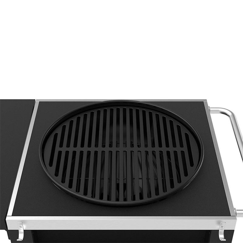 Nexgrill 22&#34; Kettle Charcoal Grill &#38; Table Cart Model #810-0026HC Black, 2 of 7