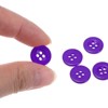 Unique Bargains Resin Snap Fastener Round Flat 4-Hole Sewing Buttons 10 Pcs - 4 of 4