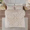 Eugenia Tufted Chenille Duvet Cover Set - 3 of 4