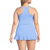 Lands' End Women's Chlorine Resistant High Neck Racerback Midkini Swimsuit Top - 2 of 3