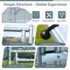 Karl Home Large Metal Chicken Coop With Rain Cover - 4 of 4